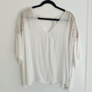 New Free People Embroidered Blouse
